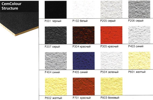 фиброцементная плита СemColour-Structure